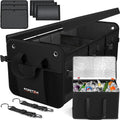 Trunk Organizer with Cooler for SUV - Collapsible 110L Car Storage