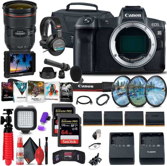 Canon EOS R Mirrorless Camera Bundle: Pro-Quality Shots Guaranteed!