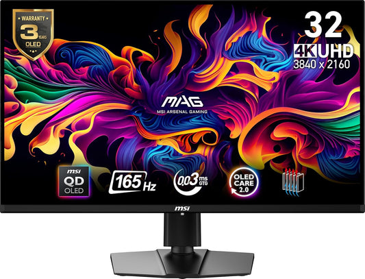 Immersive Gaming: MSI 32 QD-OLED 4K Monitor