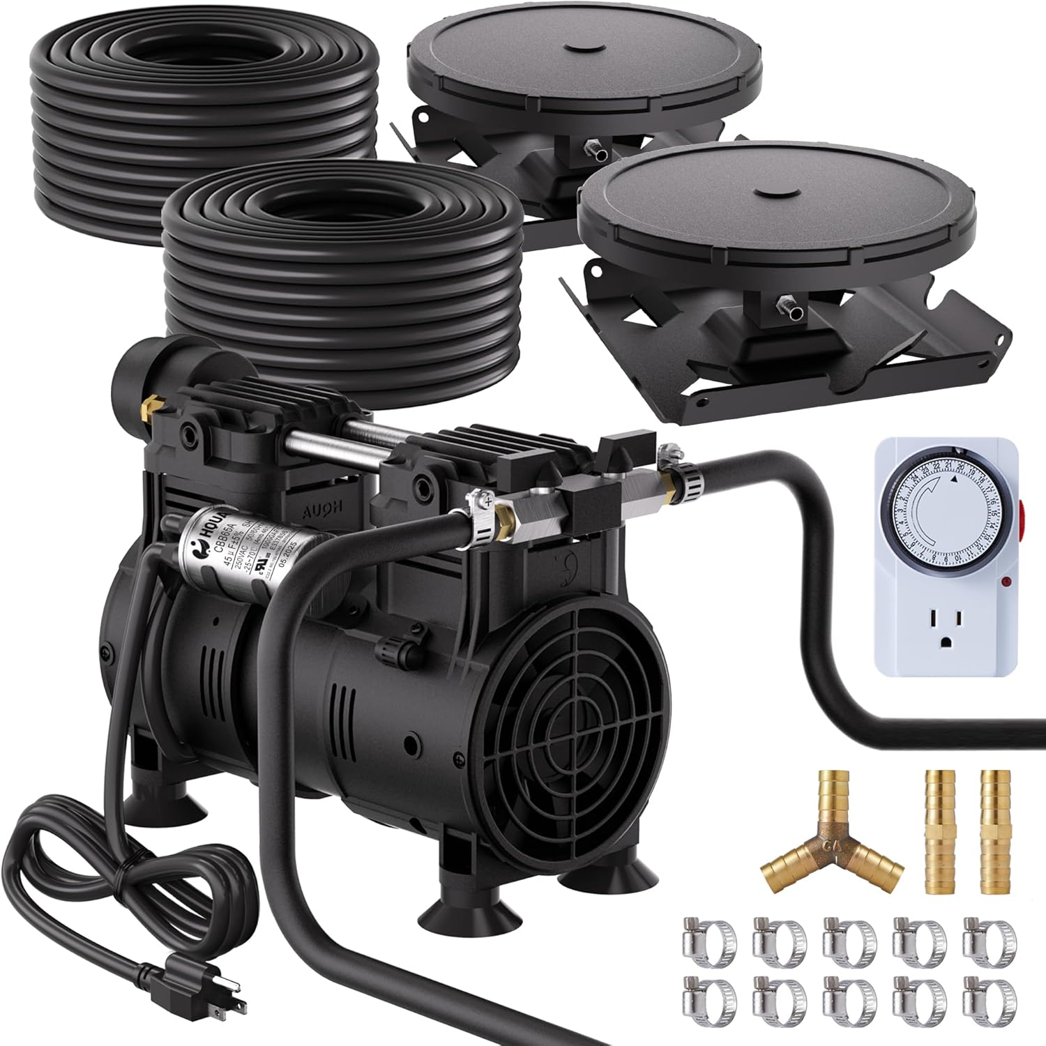 HQUA PAS20 Pond Aeration System for Up to 3 Acres of Water