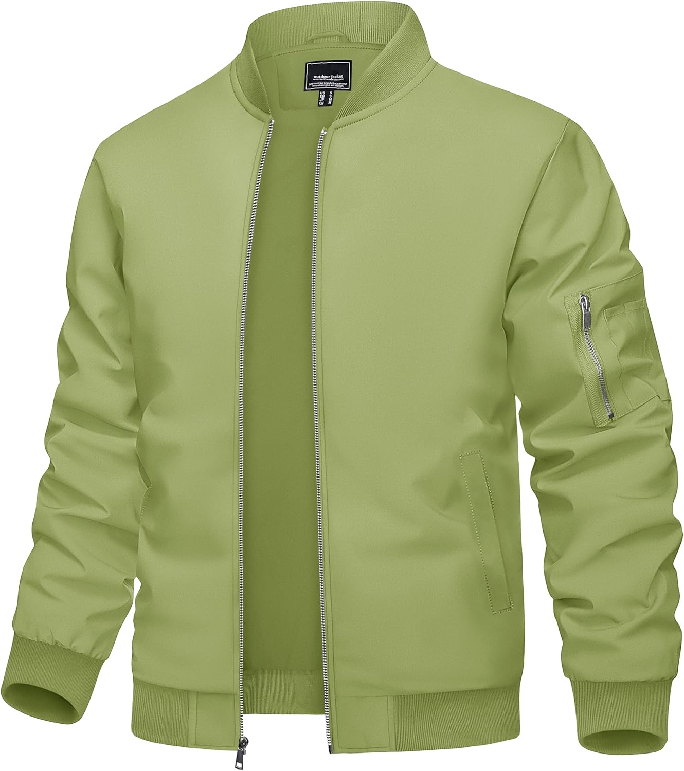 TACVASEN Men's Lightweight Bomber Jacket for Spring and Fall