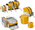 Ceramic Cookware Bundle 31-Piece - Marigold Nonstick Set