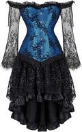 Kranchungel Victorian Off Shoulder Overbust Corset Skirt Set