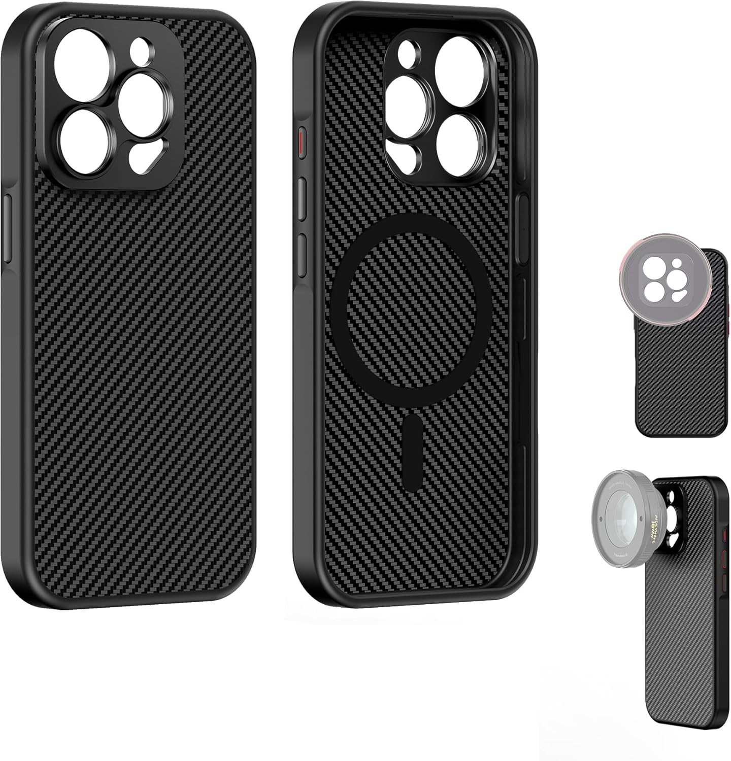 FREEWELL Pro Filmmaker Case for iPhone 15 Pro with 17mm Lens