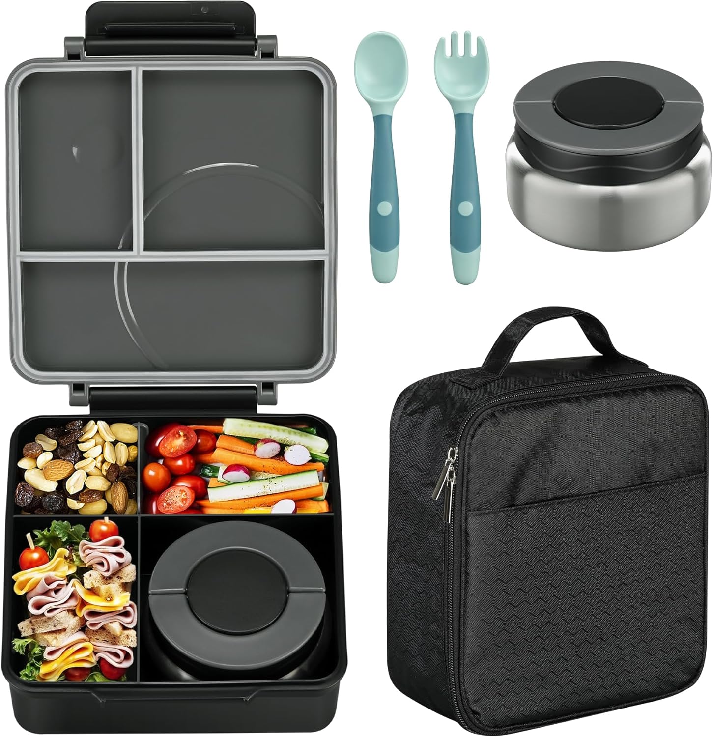 Bento Lunch Box Set for Kids with Soup Thermo and Insulated Bag
