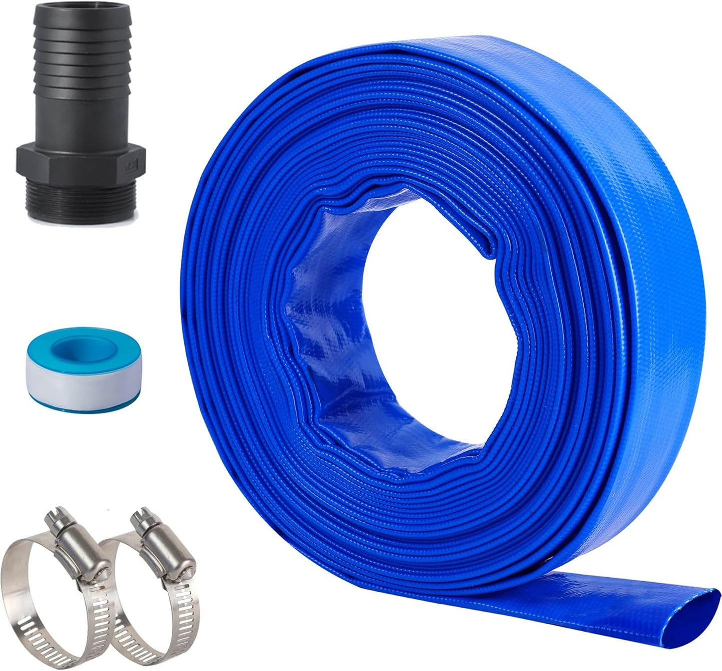 2 Inch Pool Backwash Hose Kit for Swimming Pool Filter Pump