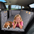 Back Seat Extender for Dog - Hard Bottom 450lbs Capacity (Grey)