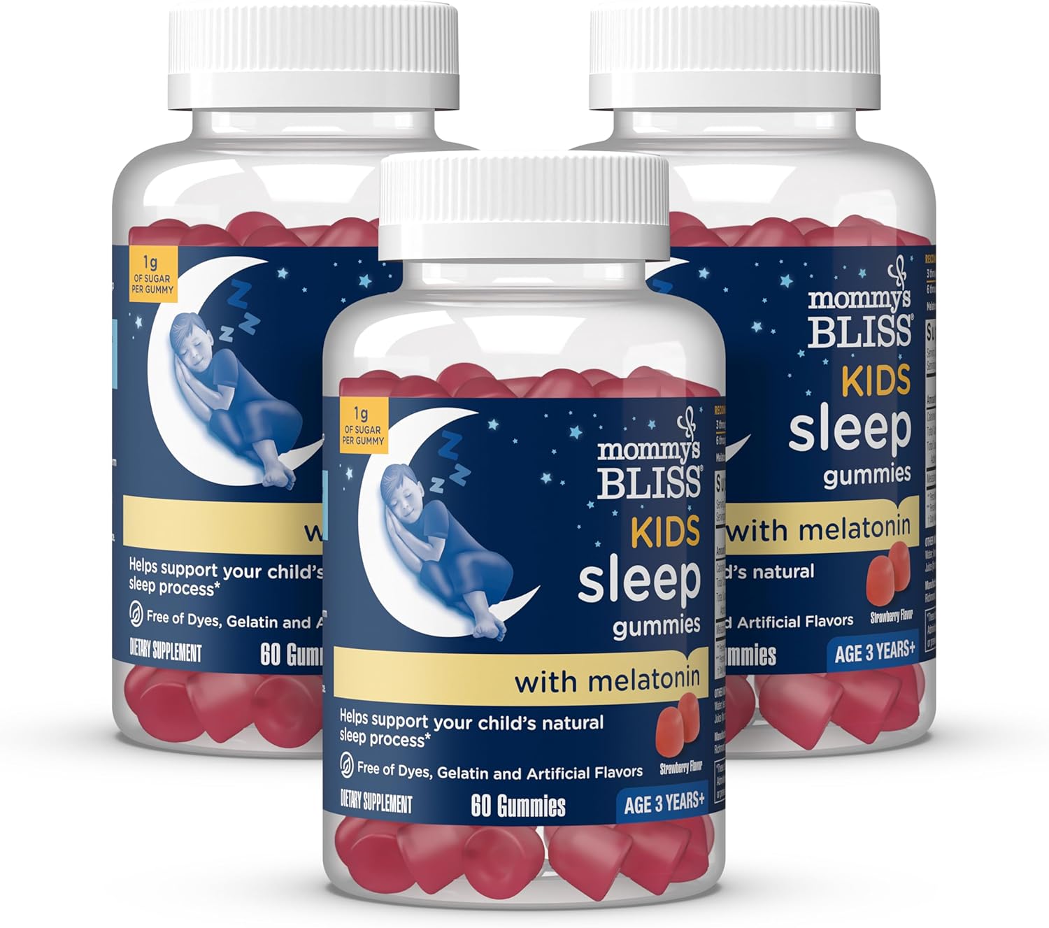 Mommy's Bliss Kids Sleep Gummies with Melatonin for Restful Sleep