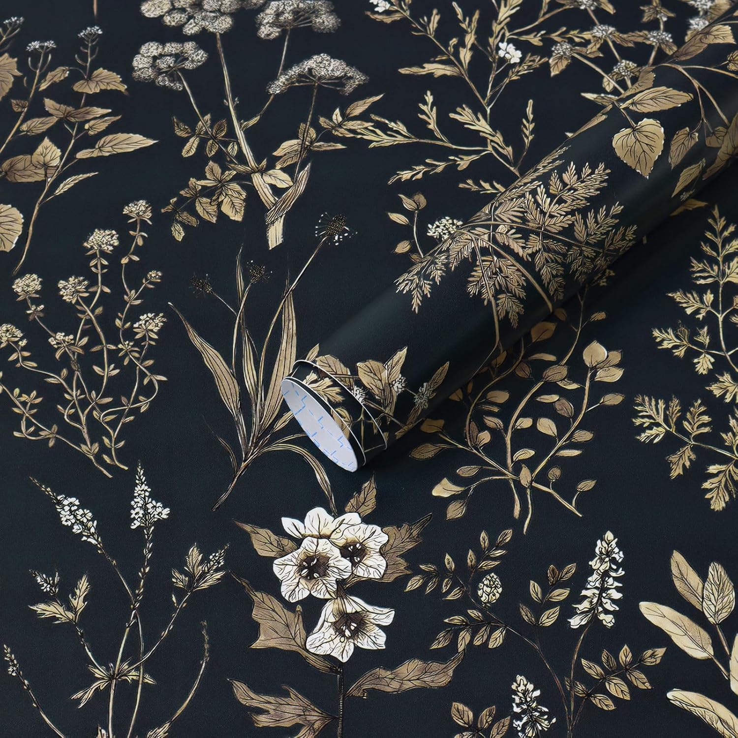 Dimoon Vintage Floral Peel and Stick Wallpaper for Easy Decor