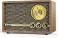 Mufoli Retro Radio with Bluetooth Speaker for Home Use