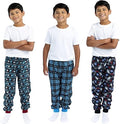 Sleep On It 3-Pack Boys Pajama Pants for Kids - Soft, Easy Care
