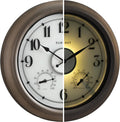 Illuminated Outdoor Clock 18in with Sensor - Pool, Patio