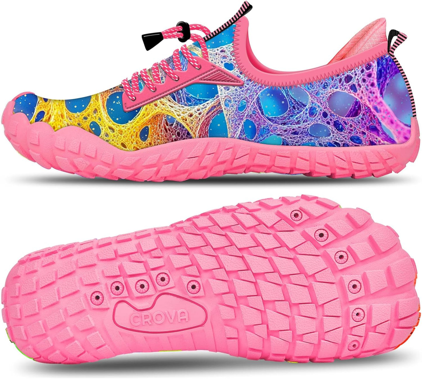 Built-in Heel Grips Water Shoes for Kids Hiking and Swimming