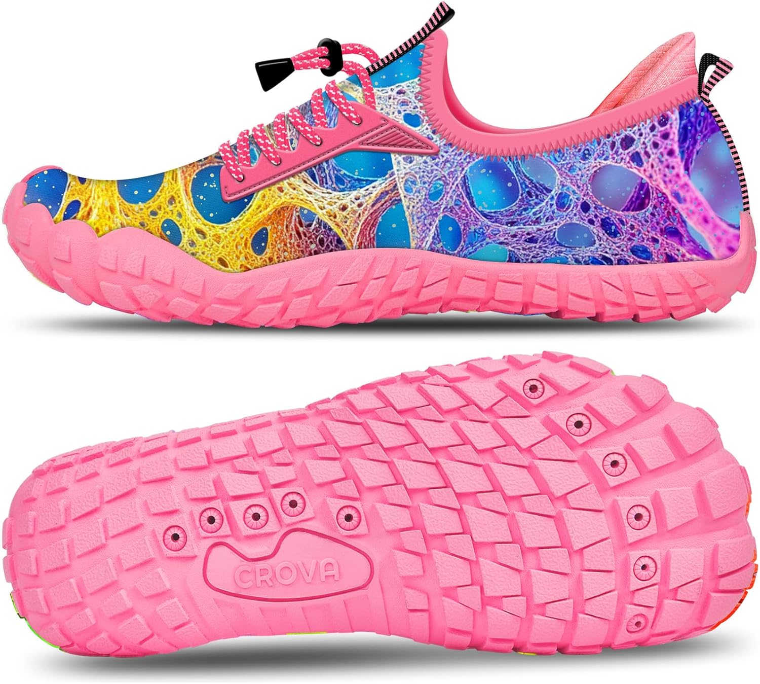 Built-in Heel Grips Water Shoes for Kids Hiking and Swimming