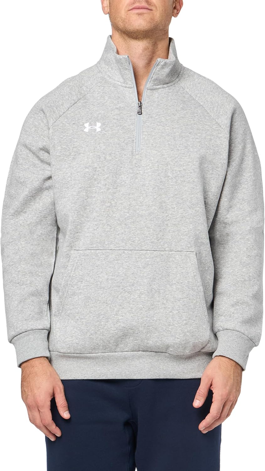 Under Armour mens Rival Fleece Quarter Zip for Ultimate Comfort
