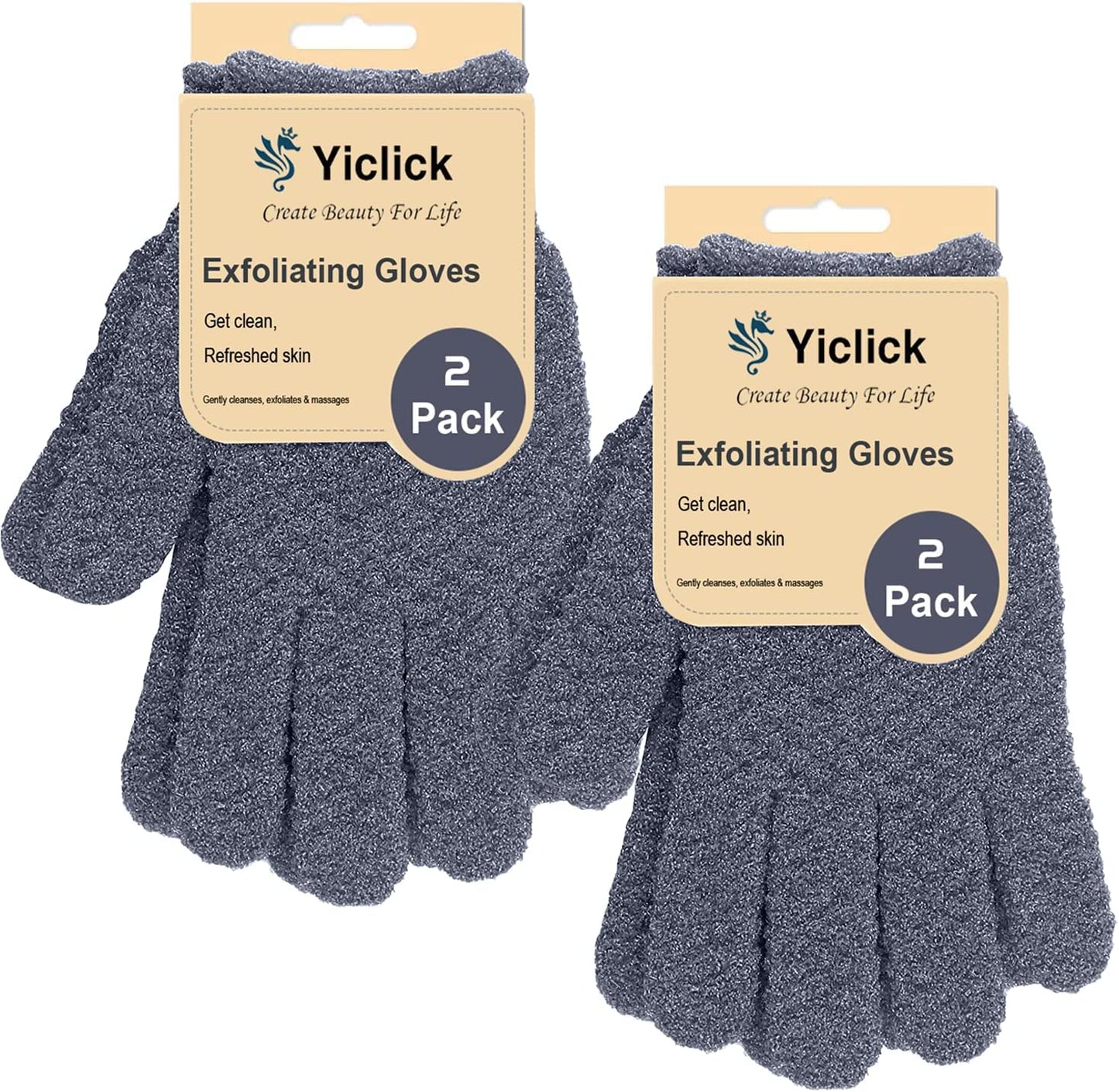 Yiclick Exfoliating Gloves - Smooth Skin Guaranteed!