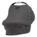 Modern Stripe Nursing Cover 5-in-1 - Breathable Privacy for Moms