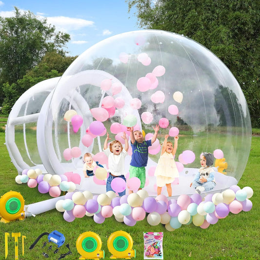 10FT Inflatable Bubble House - Upgraded Double Air Duct for Epic Parties by FOOING