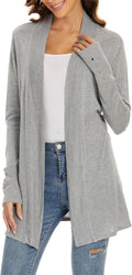 Spicy Sandia Women's Lightweight Open Front Knit Cardigan - Dressy is