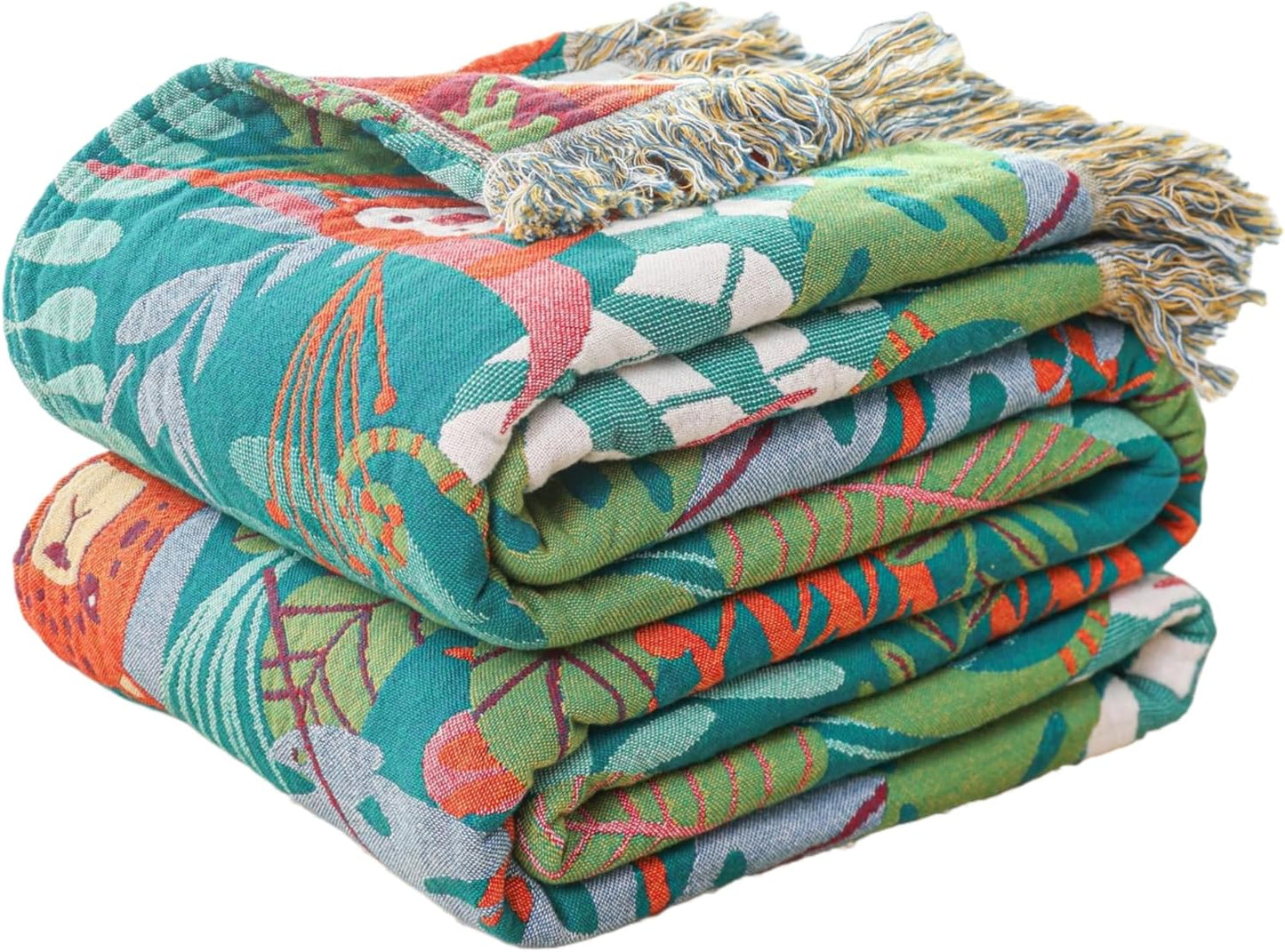 King Size Animals Printed Bed Blankets for Cozy Comfort