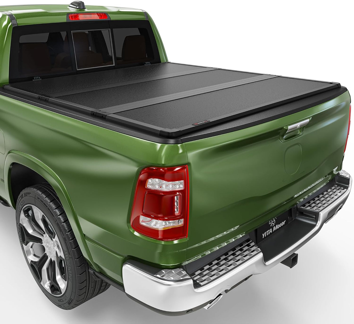 YITAMOTOR Hard Tri-Fold Tonneau Cover for Dodge Ram 2500 3500