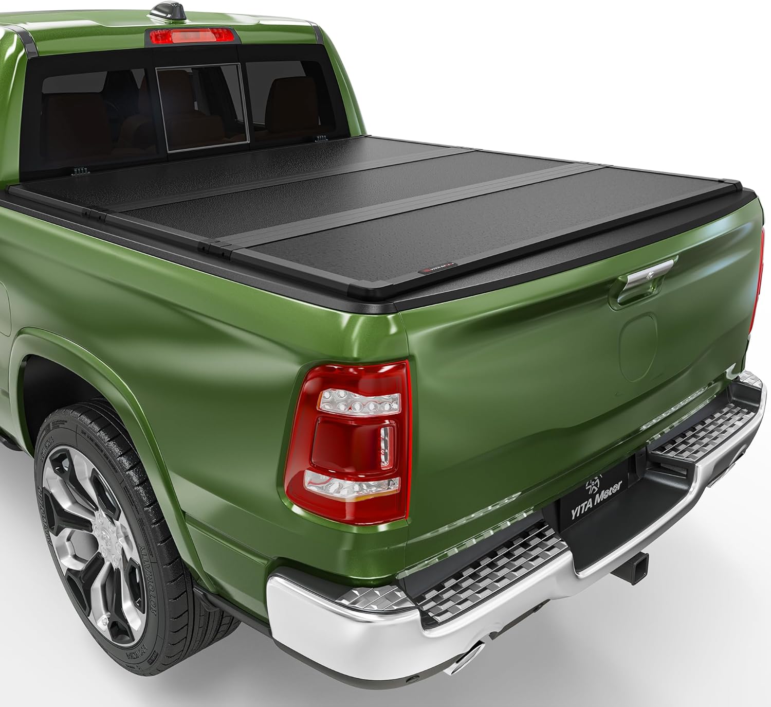 YITAMOTOR Hard Tri-Fold Tonneau Cover for Dodge Ram 2500 3500