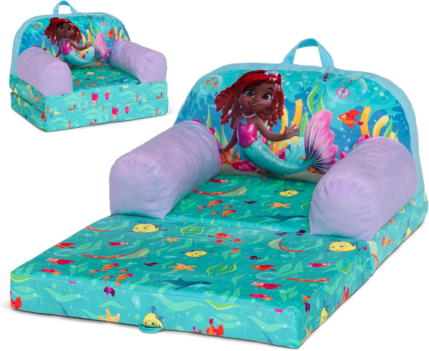 Disney Juniors Ariel Cozee Buddy Flip-Out Kids Chair Review
