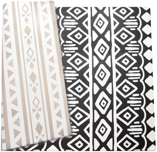Soft Waterproof Foam Play Mat - Stylish Crystals Design