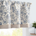 Linen Valance Kitchen Curtain Pack of 2 18 in - Light Filtering
