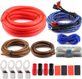 True 0 Gauge CCA Amplifier Wiring Kit 3000W Complete - Heavy Duty