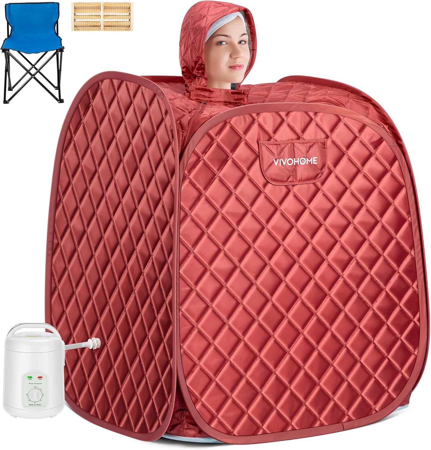 VIVOHOME Portable Steam Sauna: Detox & Relax!