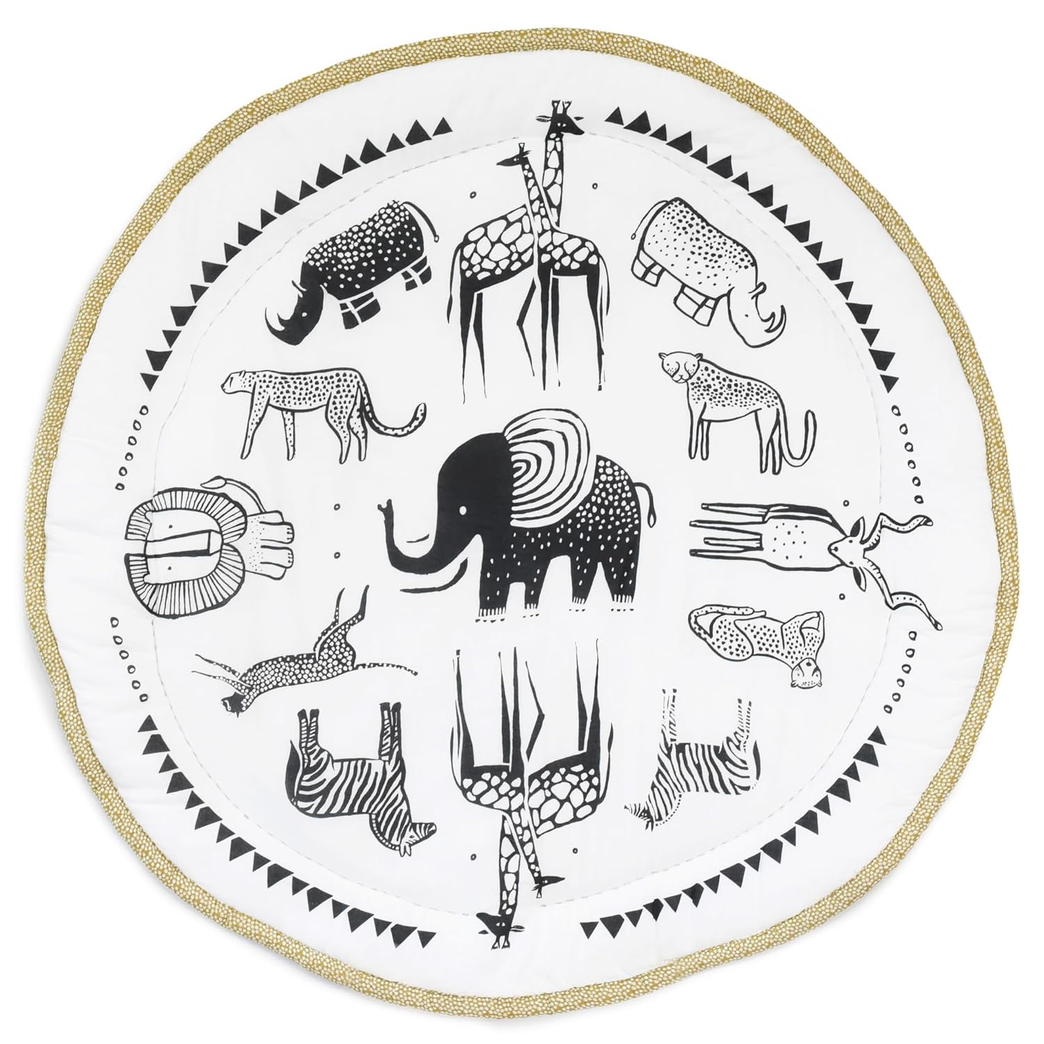 Safari Play Mat: Sustainable, Padded Fun!