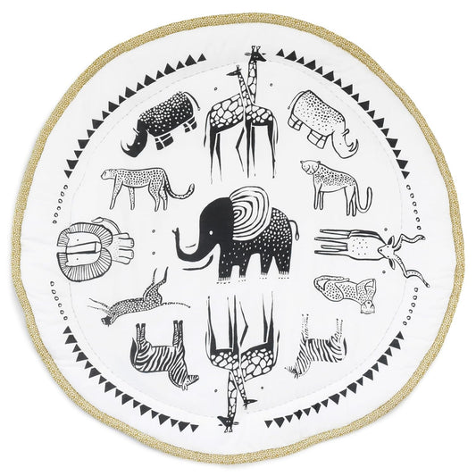 Safari Play Mat: Sustainable, Padded Fun!