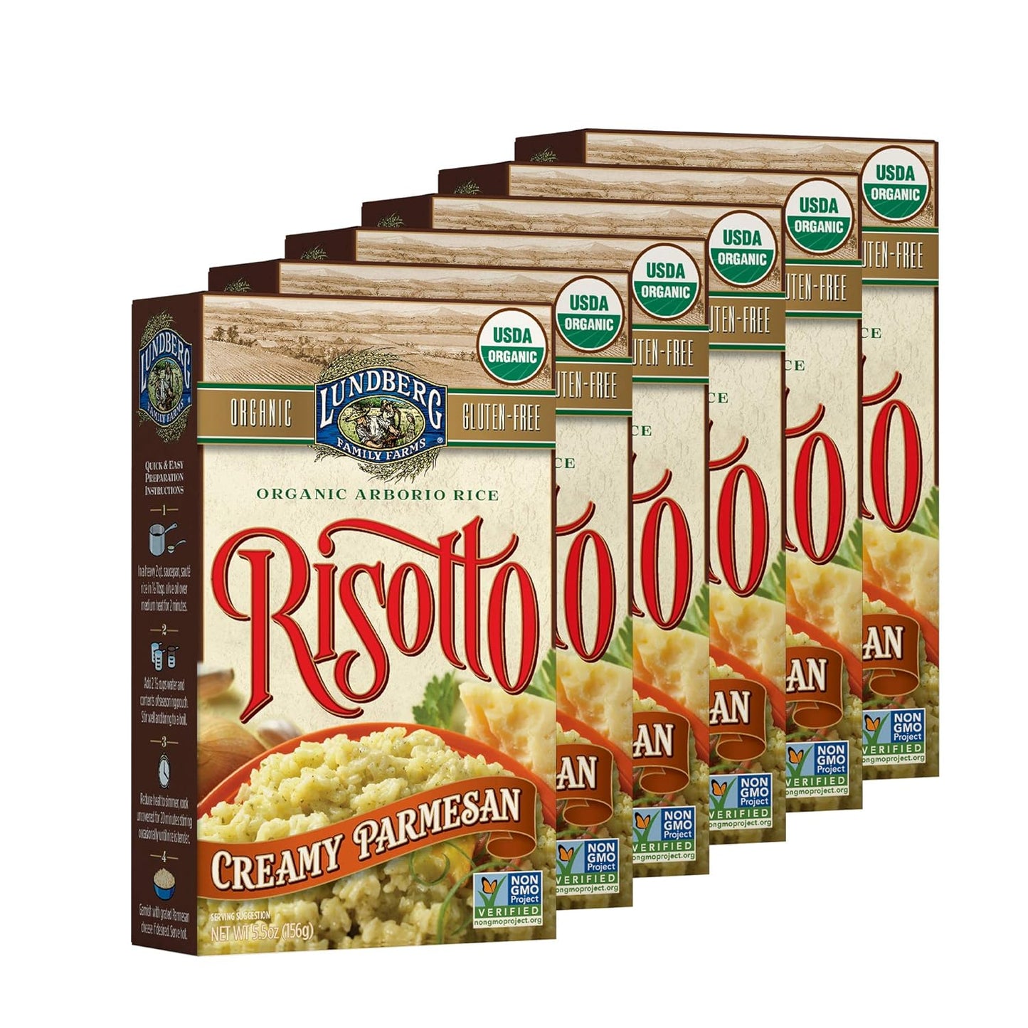 Lundberg Organic Creamy Parmesan Risotto Rice - Gluten Free Delight
