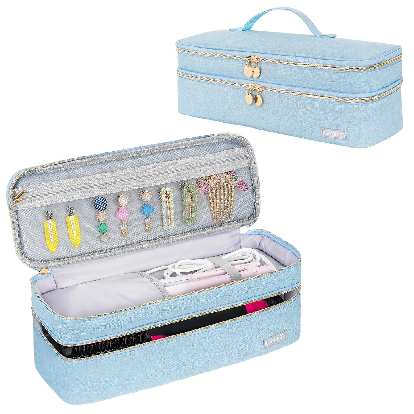 Protective Hair Styler Case by Leforz, Blue