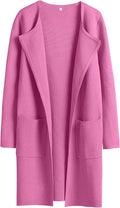 ANRABESS Womens Cardigan Sweater Open Front Long Coatigan