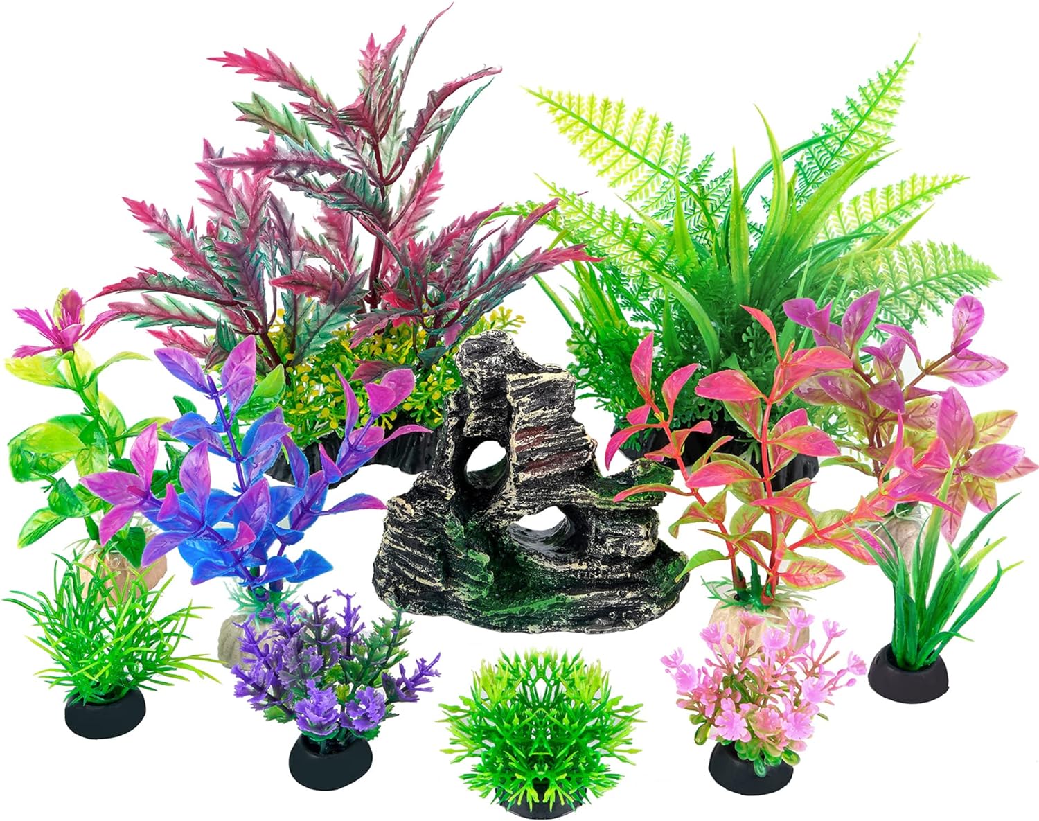 Enhance Aquatic Environment with Vibrant Decor Set