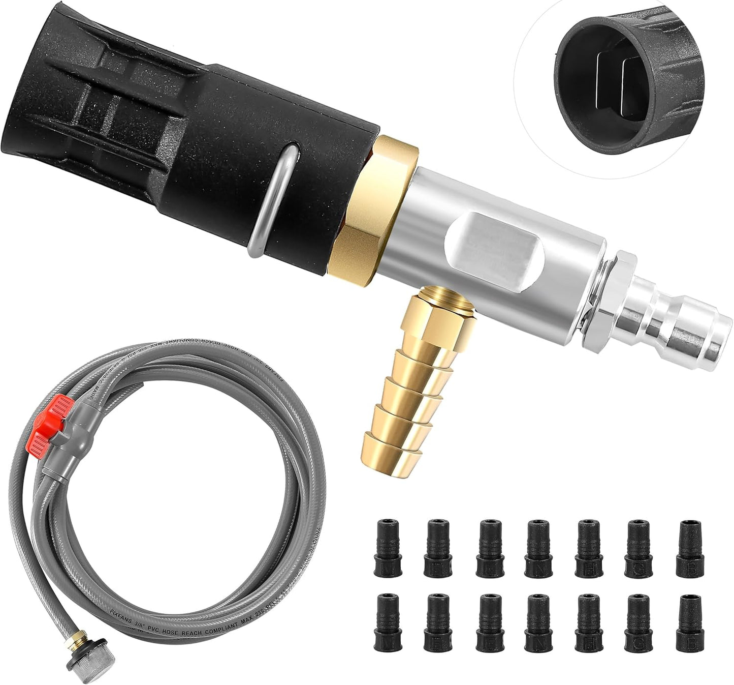 Adjustable Long Range Nozzle for Pressure Washer Efficiency