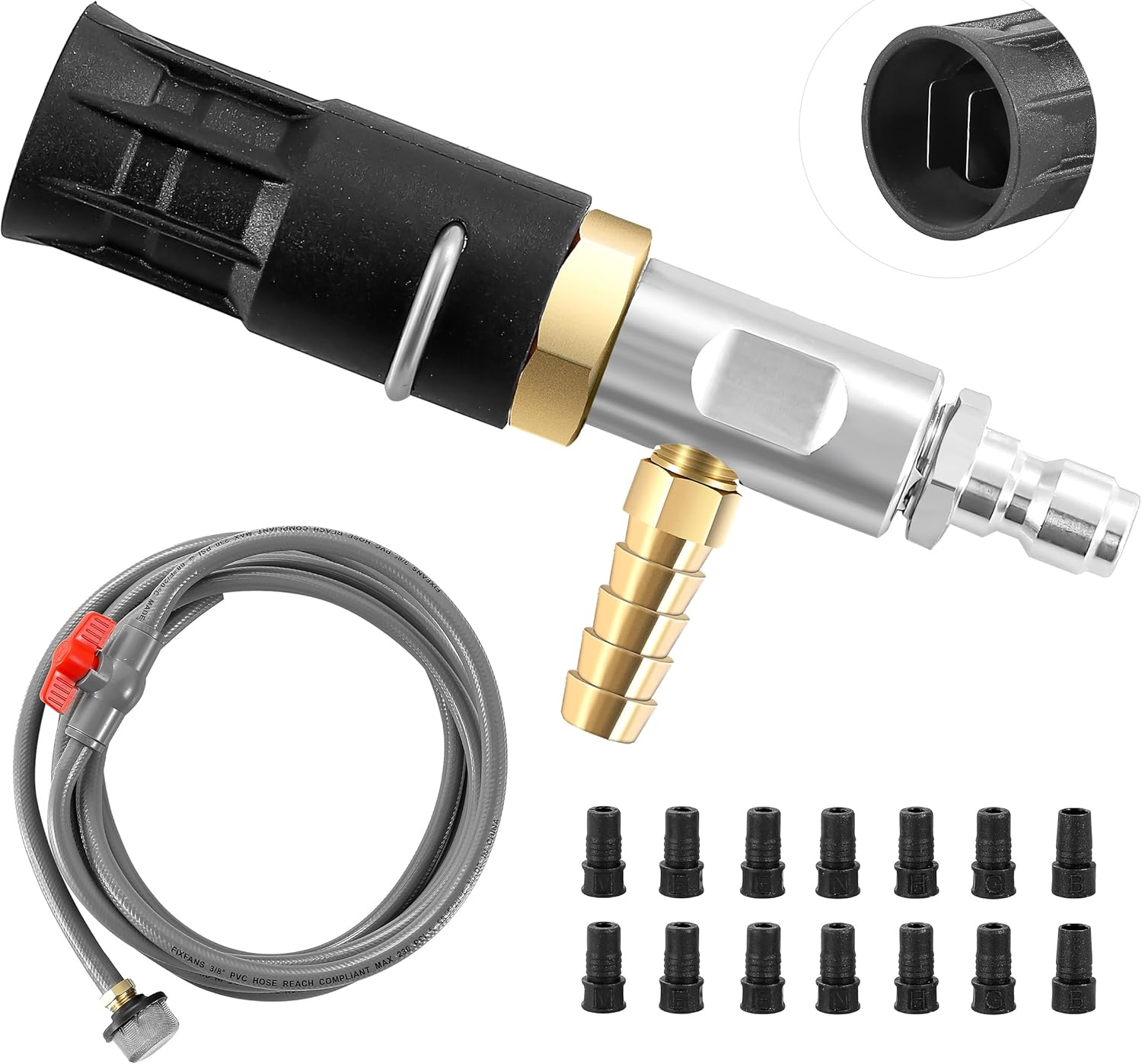 Adjustable Long Range Nozzle for Pressure Washer Efficiency
