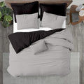 Super King Plus 120in Duvet Cover Set Night's Shadow - 100% Egyptian