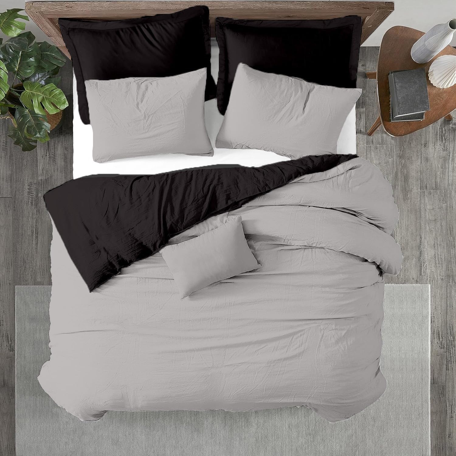 Oversized King Duvet Cover Set - 100% Egyptian Cotton Luxury