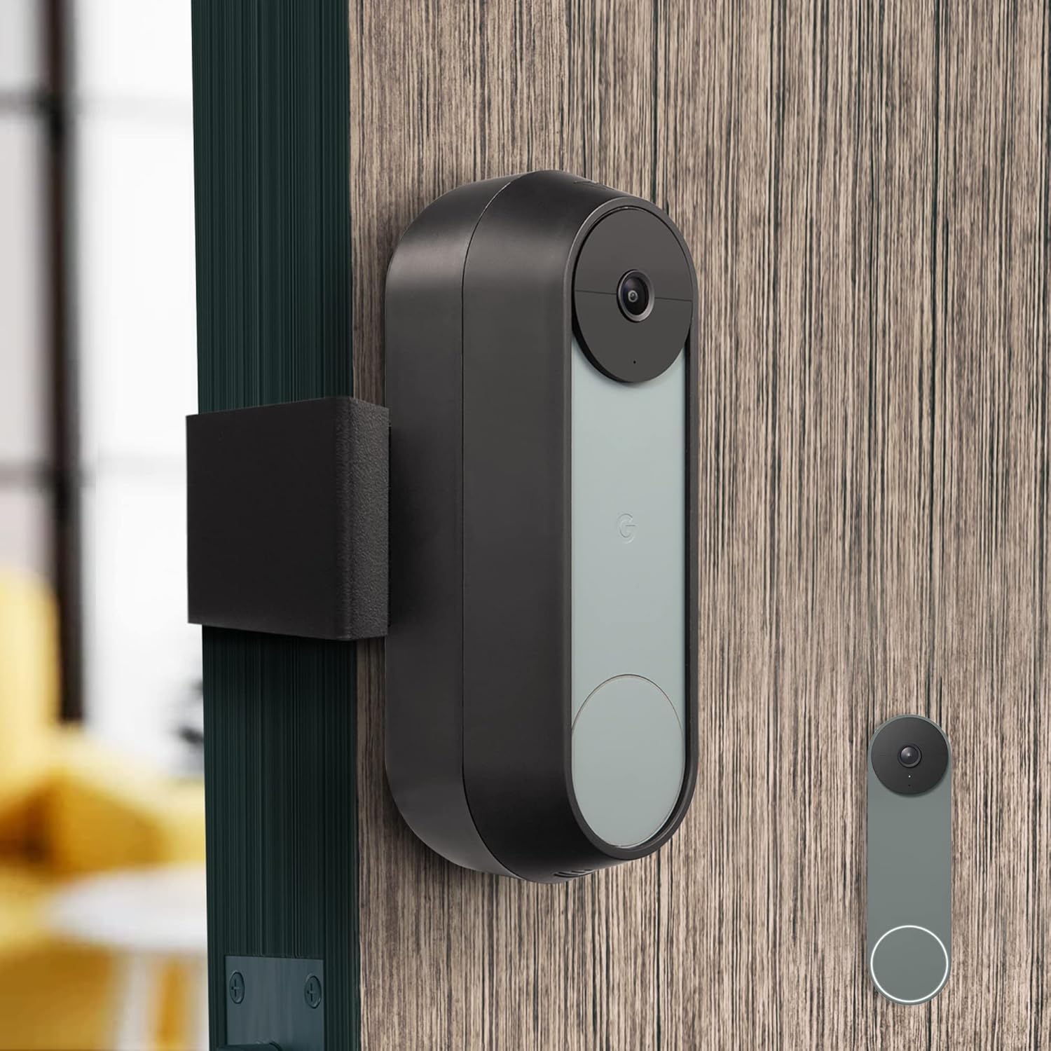 Wasserstein Anti-Theft Google Nest Doorbell Mount - No-Drill Installation
