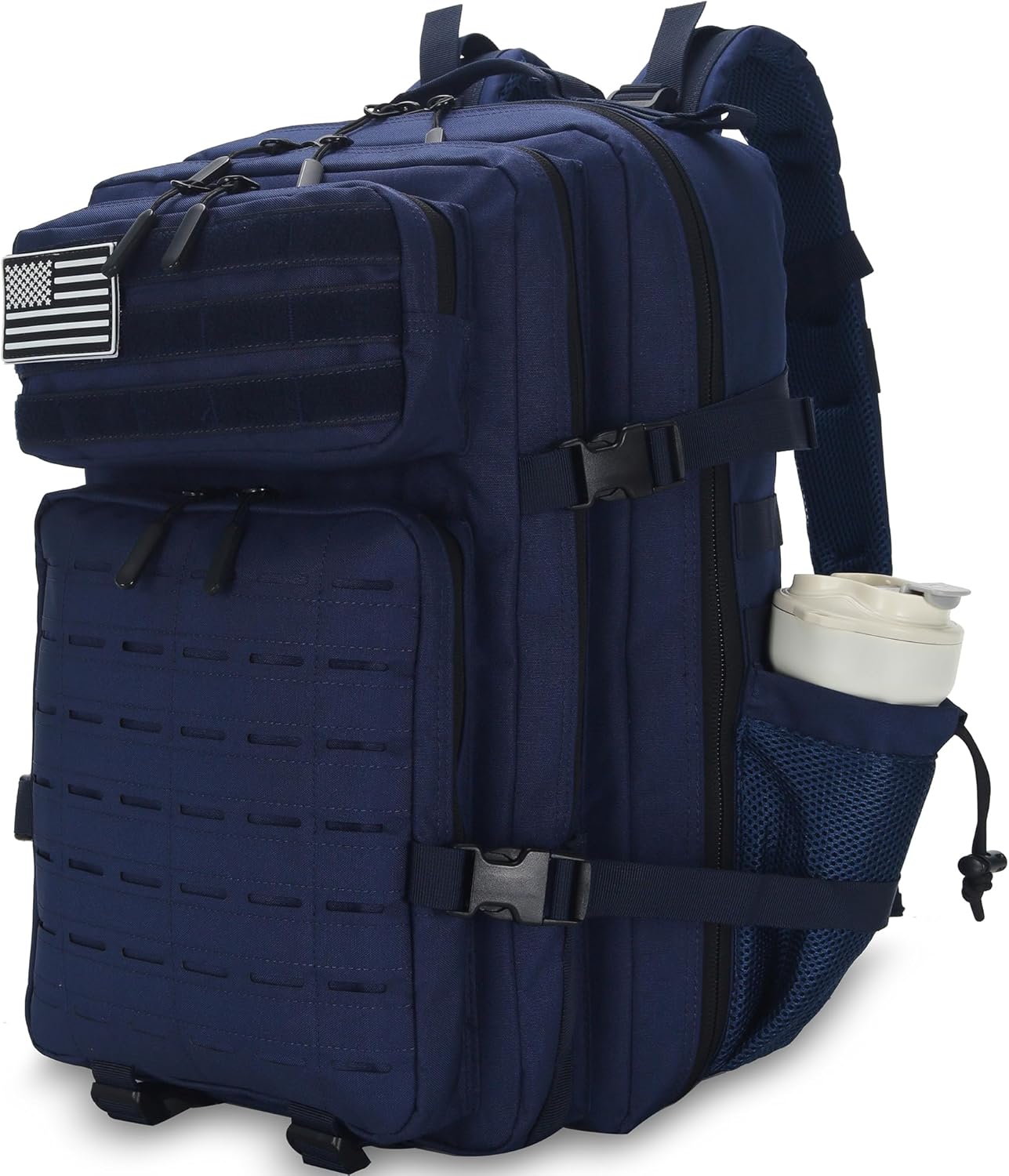 Sparklekle Military Tactical Backpack 45L for Hiking and Travel