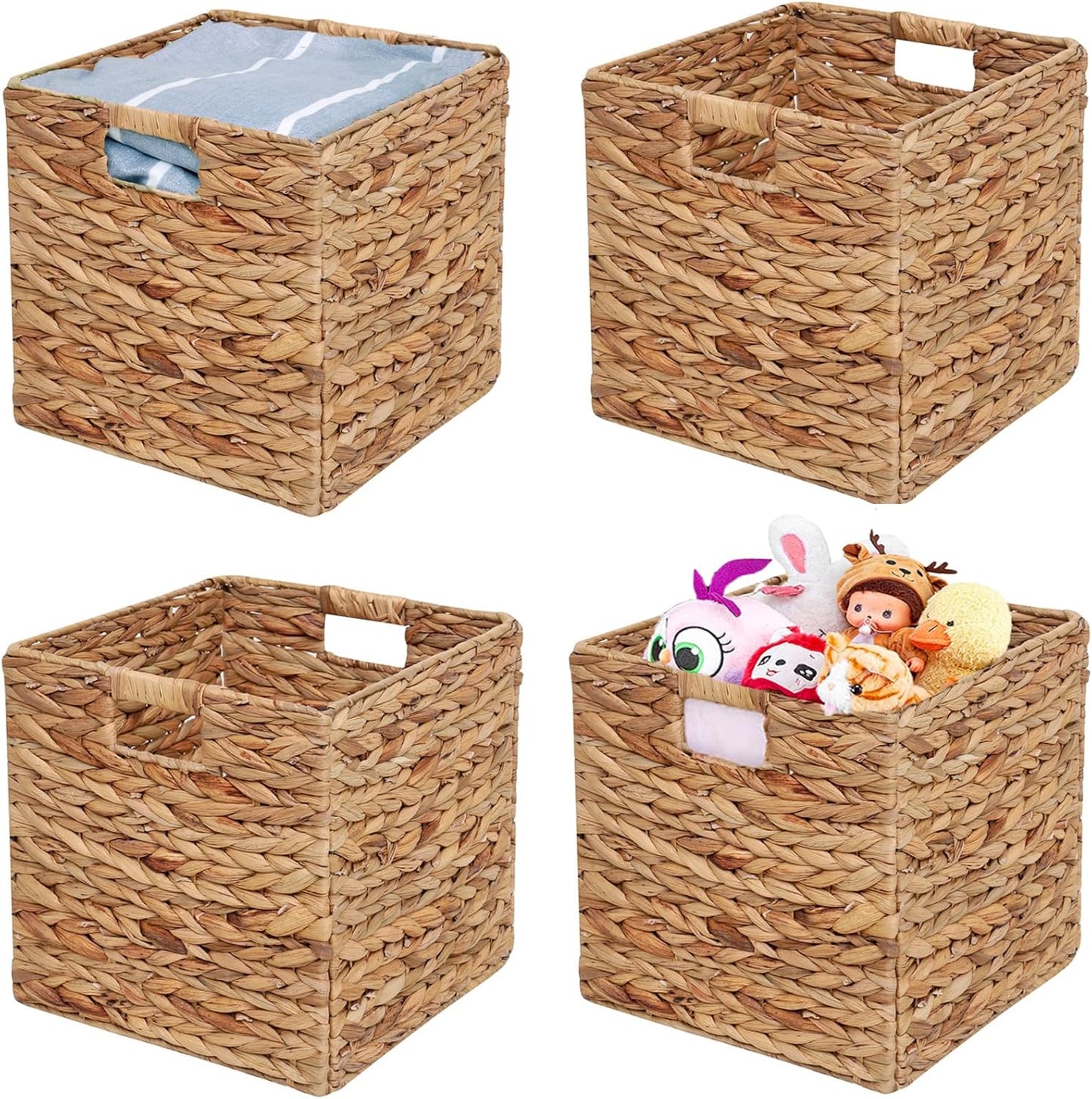 Storage Baskets 11x11inch Cube Baskets for Home Organization