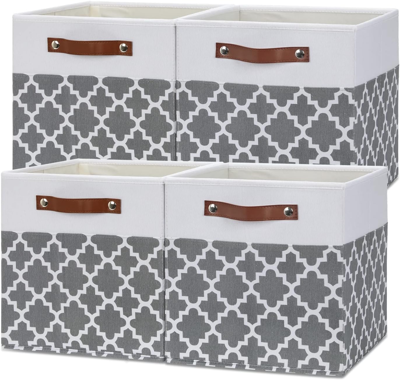 Temary Fabric Storage Bins 12x12x12 for Closet Organization