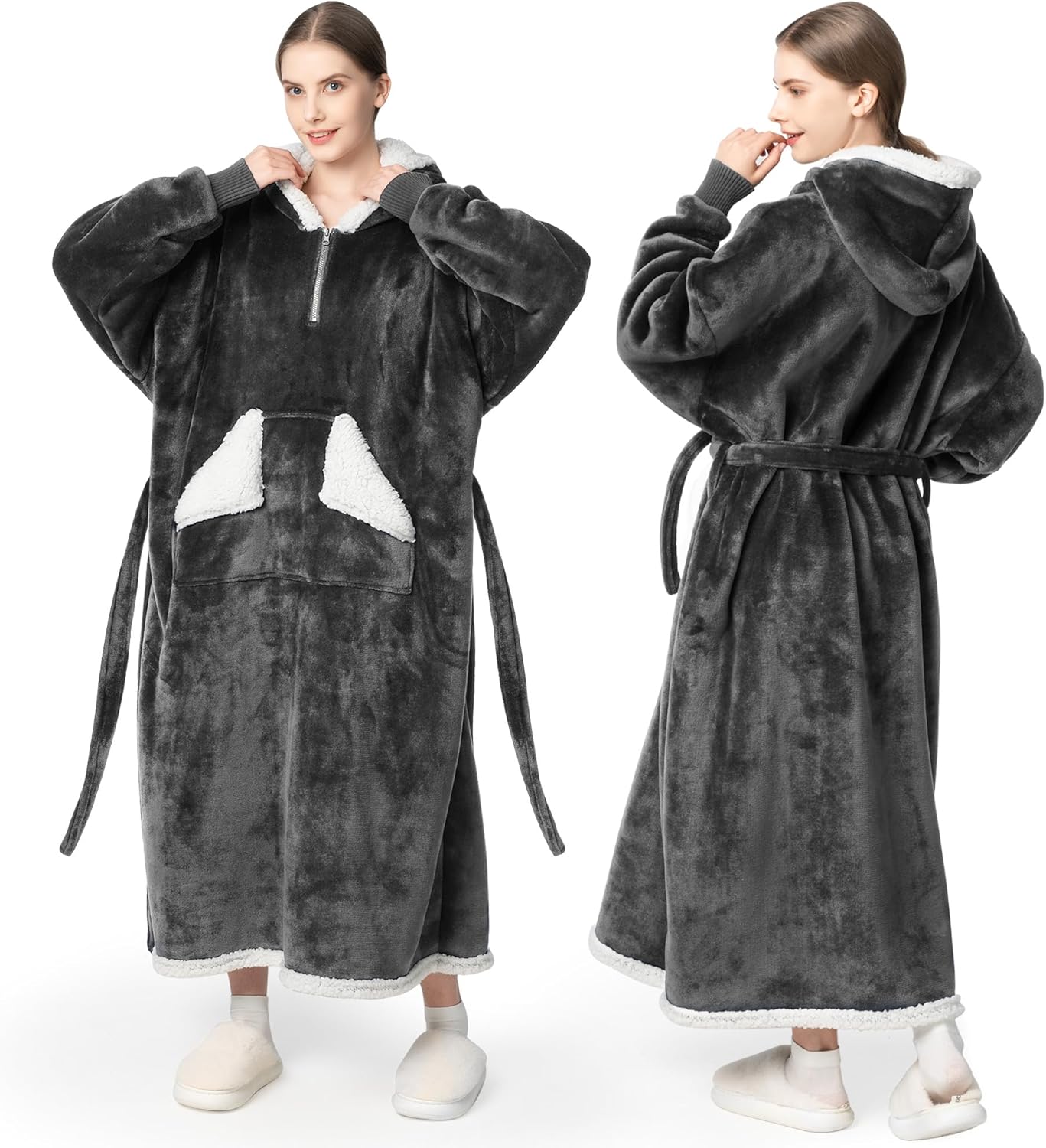 Warm Sherpa Blanket Hoodie for Ultimate Coziness