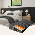 Upick Acoustic Wall Panels 4 Pack 48 x 24 in - Matte Black