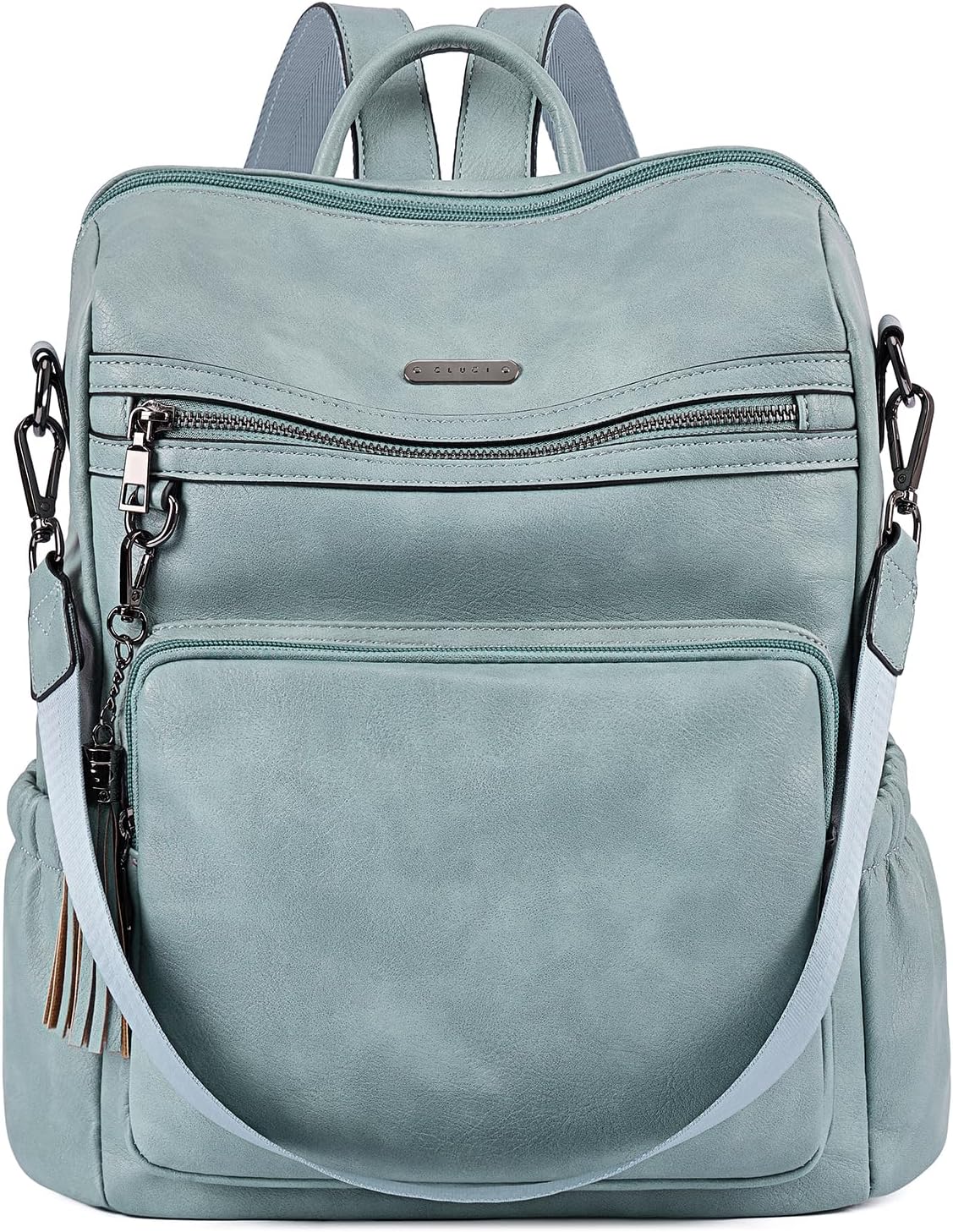 CLUCI Backpack Purse for Women Travel Leather Large Design