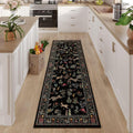 Runner Rug for Kitchen Non Slip 2ft x 6ft Washable Rug - Soft Floral