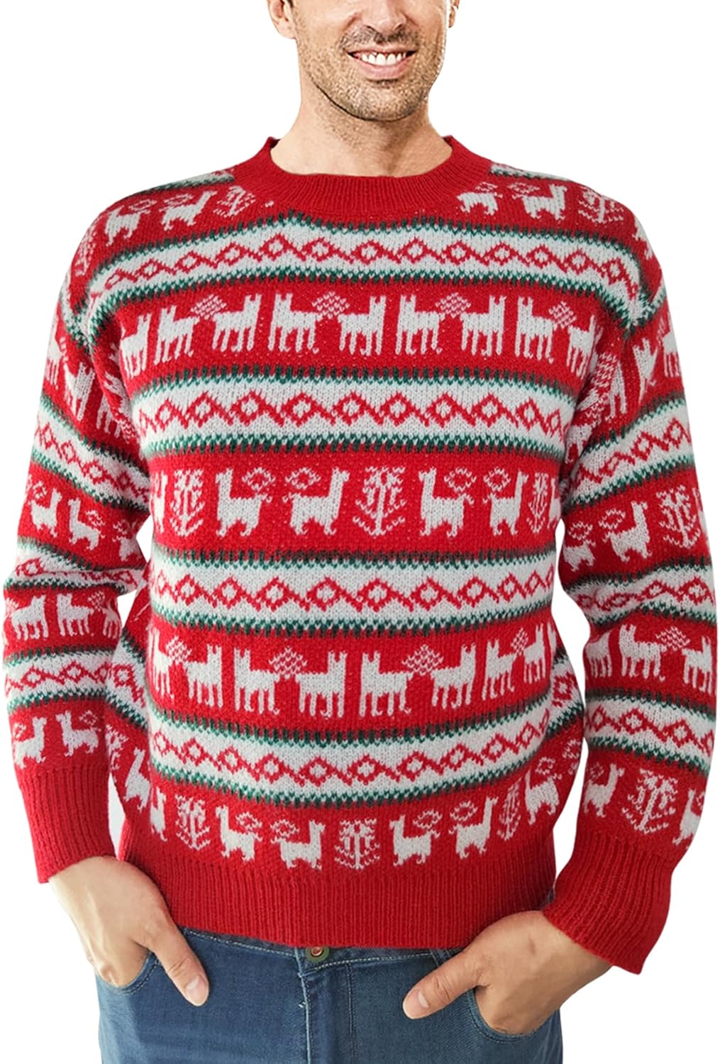 Ugly Christmas Sweater for Men: Fashionme Holiday Pullover